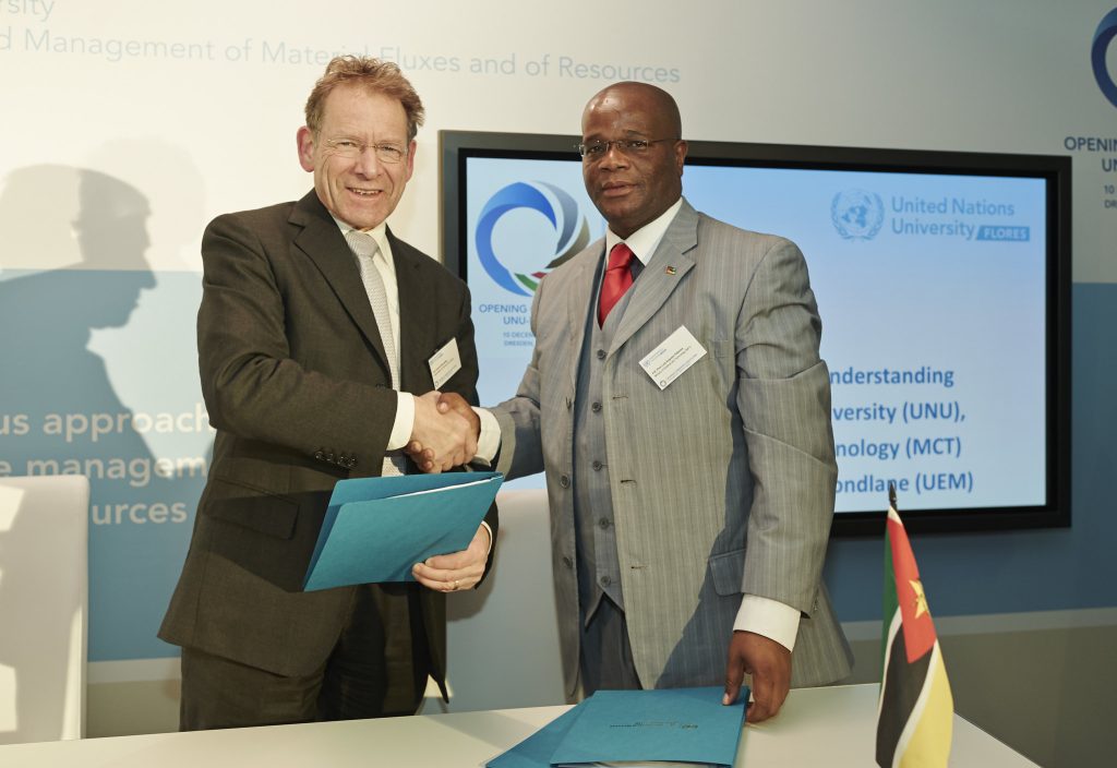 UNU Rector and Minister of Science and Technology