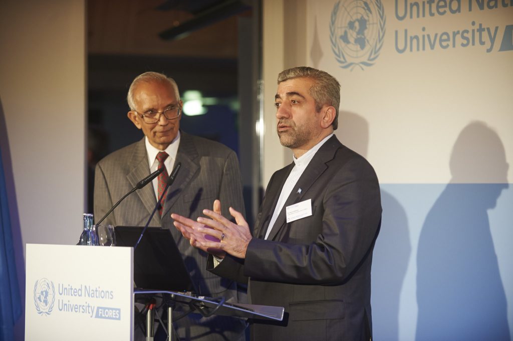 Prof.Rattan Lal and Director of UNU-FLORES