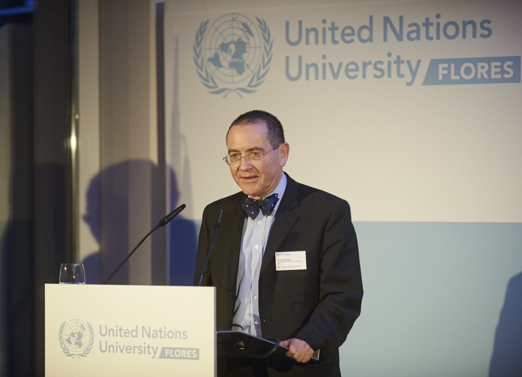 Mr. Maximilian Metzger, Deputy Director General - International Cooperation in Education and Research, giving welcome address at the Opening Ceremony